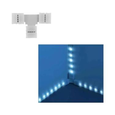 Imagem de Conectores De Fita LED RGB 5PCS 2Pin 4Pin Em Forma De T L 8mm 10mm Lar