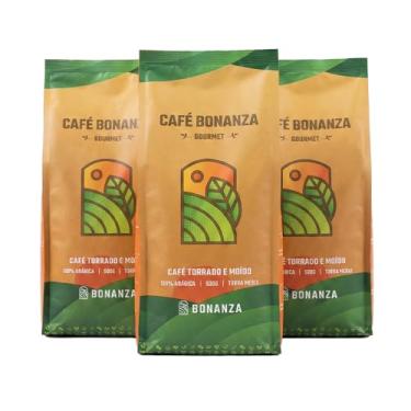 Imagem de Café Gourmet 100% Arábica - Kit 3 cafés 500g - Moído. Fazenda Bonanza Cafés Especiais.