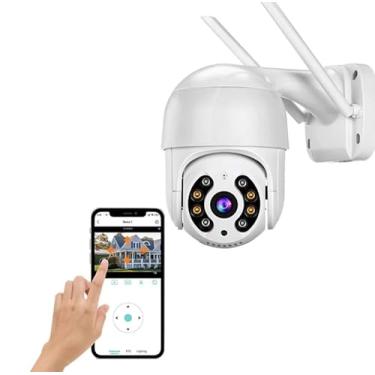 Imagem de Camera Ip Wifi Externa Hd Sensor De Movimento Ptz Speed Dome a Prova Agua Zoom 2 Antena