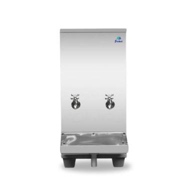 Imagem de Bebedouro de Água Industrial de Bancada Frisbel 25L Inox 2 Torneiras 1