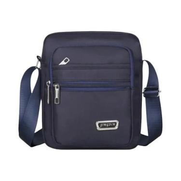 Imagem de Bolsa Transversal Masculina De Grande Capacidade Em Nylon Impermeável 