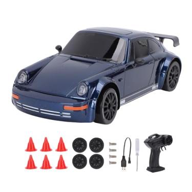 Imagem de SPYMINNPOO RC Drift Car, 1/20 2.4G de Alta Velocidade Com Controle Remoto, Brinquedo de Corrida Em Escala de Veículo Com 4 Pneus de Drift e Luzes LED para Crianças, Meninos, Meninas, (bule)