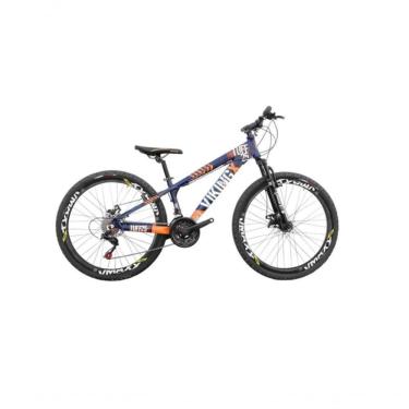 Imagem de Bicicleta Viking Aro 26 Câmbio Importado 21v Vmaxx Roxo Laranja