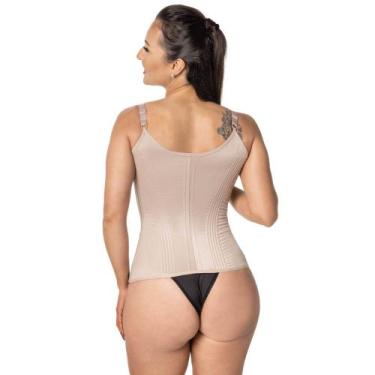 Imagem de Cinta Modeladora Redutora Corpete 24 Barbatanas 5131 Mabella, Nude, P