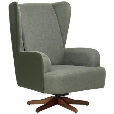 Imagem de Poltrona De Amamentação Balanço Giratória Liz D02 material sintético T