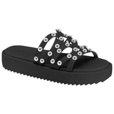 Imagem de Chinelo Feminino Flatform Preto Moleca 5489.121, 36