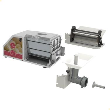 Imagem de Amassadeira Semi Rápida Braesi 3kg Aeli-310 G2 Conjugado Extrusor, Moedor E Cilindro Laminador 220V