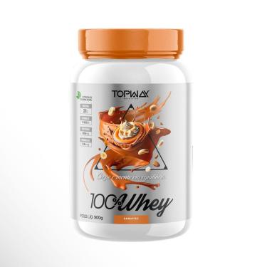 Imagem de Suplemento Whey Protein 100% Concentrado Pote 900G Topway-Unissex