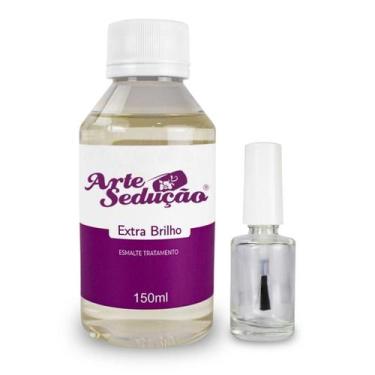 Imagem de Kit Base Extra Brilho 150Ml Unhas Arte Sedução + Frasco 10Ml - Arte Se