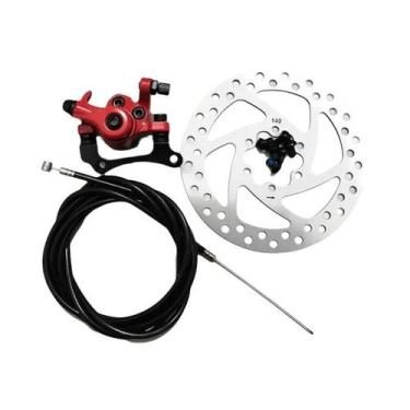 Imagem de O kit de freio a disco para scooter elétrica é equipado com pastilhas 