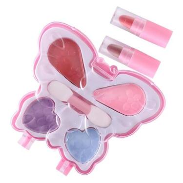 Imagem de Paleta De Sombras Coloridas E Batons Fofys Vivai Teens Moda