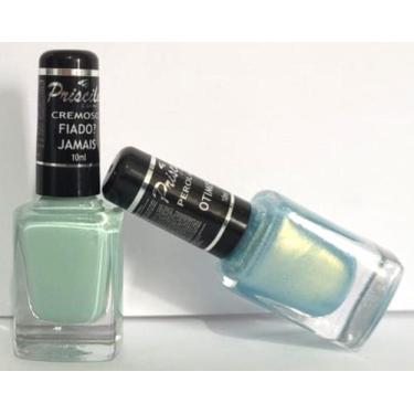 Imagem de ESMALTES PRISCILA FIADO JAMAIS e OTIMISTA PAR COMBINADO 2 CORES R 8,60