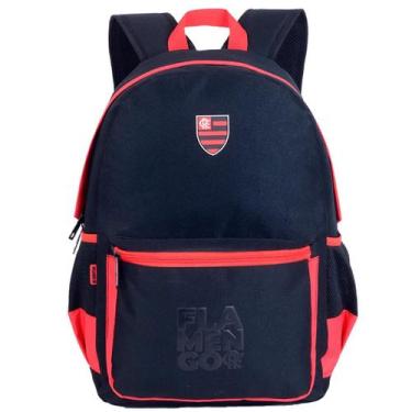 Imagem de Mochila Xeryus Flamengo Unissex Preto, Preto vermelho, UN