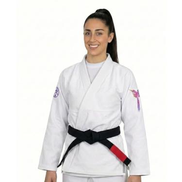 Imagem de Keiko, Kimono Jiu Jitsu Colibri, Feminino, Branco, M4