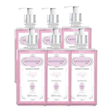 Imagem de Kit C/6 Sabonete Liquido Giovanna Baby Antibacteriano Classic 500ml