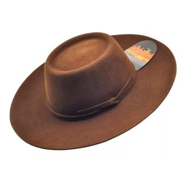Imagem de Chapéu Gaúcho Cury (estilo Maidana) Pelo E Lã Aba 9, Marrom, G (58-59