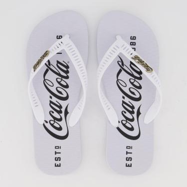 Imagem de Chinelo Coca Cola 1886 Branco-Masculino