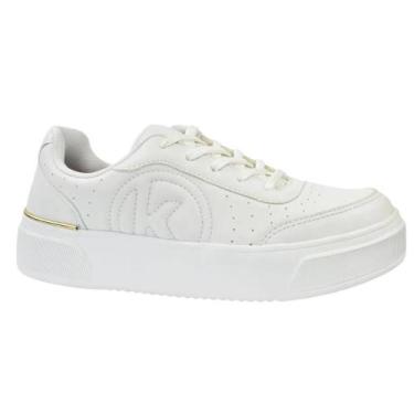 Imagem de Tênis Kolosh Confort Casual Feminino Branco Ortopédico -, White, 35