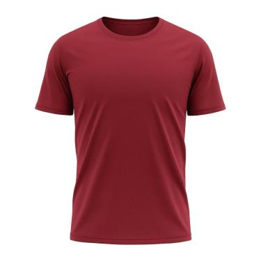 Imagem de Camiseta Básica Masculina Dry Lisa Tradicional Poliéster Confortável Treino-Unissex