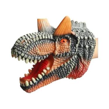 Imagem de Fantoche De Dinossauro T-Rex, Brinquedo Macio, Bonecos Do Parque Dos D