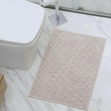 Imagem de Kits de Tapete de Banheiro Bolinha Antiderrapante Microfibra Toque Sua