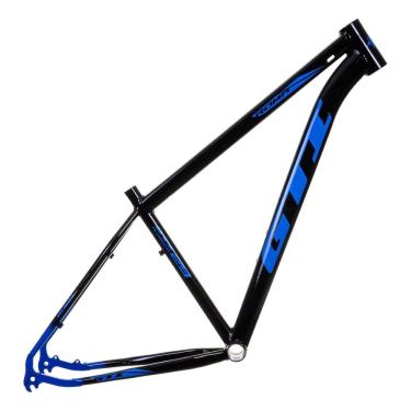Imagem de Quadro Bike GTI Roma Aro 29 Aluminio Cabeamento Interno Mtb Preto/azul
