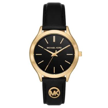 Imagem de Relógio Michael Kors Slim Runway MK7553/0DN Preto-Feminino
