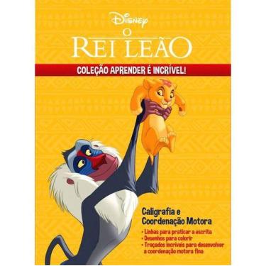 Imagem de Aprender é incrível personagens disney - rei leão caligrafia coordenaç