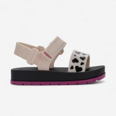 Imagem de Sandália De Bebê Moderninha Print Zaxynina Corações-Feminino