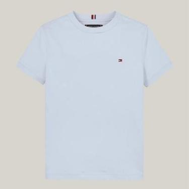 Imagem de Camiseta infantil Logótipo E Gola Redonda Azul Tommy Hilfiger-Masculino