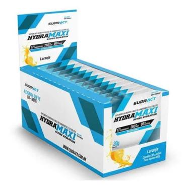 Imagem de Hydramaxi Isotônico em Pó - 25 Sachês 20g Laranja - Sudract Nutrition