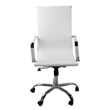Imagem de Cadeira Office Sirius COSSB03 Giratória com Revestimento em Couro Natural Base com Ajus...