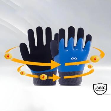 Imagem de Luvas Isolantes Para Eletricistas, Luvas De Trabalho Em Borracha Antid