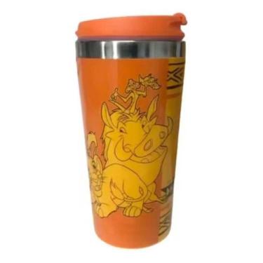 Imagem de Copo Térmico Disney Rei leão laranja 450 ML Licenciado Cor:laranja - P