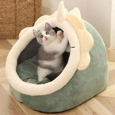 Imagem de Cama Caminha Iglu Toca Para Gatos Casinha Confortável Pet Cachorros Cã