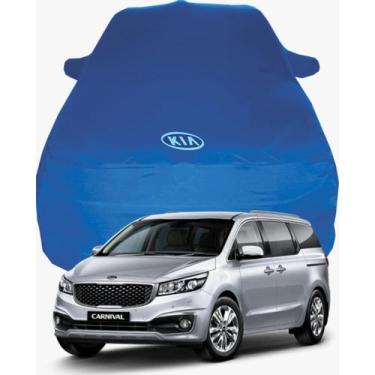 Imagem de Capa de Carro Kia Carnival Tecido  Lycra Premium - Cadilhe Capas, Azul