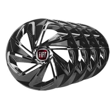 Imagem de Jogo Calota Nitro Pto Aro 14 Para Palio 2000 2001 2002 2003 - Elitte M