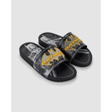 Imagem de Chinelo Slide Infantil Grendene Kids Liga da Justiça Darkstep-Masculino