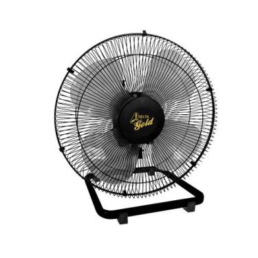 Imagem de Ventilador Mesa 50Cm 200W grade de aço Preto Bivolt Gold 705312 - Vent