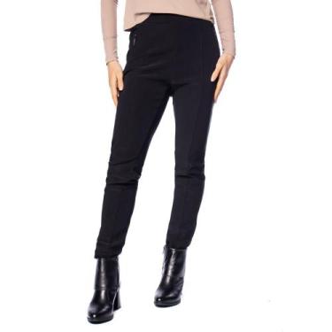 Imagem de Calça Feminina Facinelli Montaria Elastano Preto, Preto, M