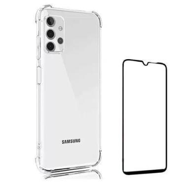 Imagem de Capa Case Anti Quedas Galaxy A32 4G + Película 5D Cerâmica - noBrand