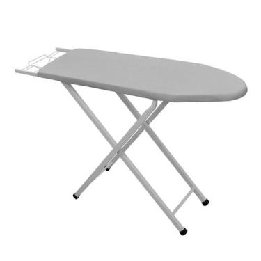Imagem de Mesa Tábua De Passar Roupas Passadeira Suprema Grande Dobrável Açomix 
