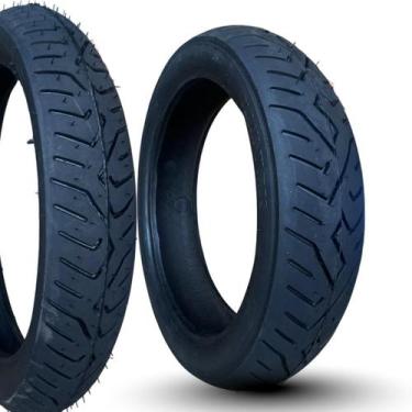Imagem de Jogo Pneus Moto 100 80 17 e 140 70 17 Aderência Total - RB TYRES
