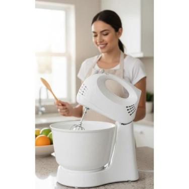 Imagem de Batedeira 400W 3 Vel. Turbo Tigela 3.6L B-44-W Branca - Congratulation