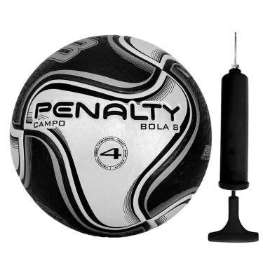 Imagem de Kit Bola Campo Penalty 8 XXIV Infantil + Bomba de-Unissex