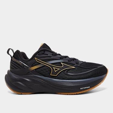 Imagem de Tênis Infantil Mizuno Space 6, Preto, Chumbo, 32