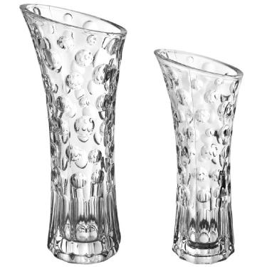 Imagem de Kit 2 Vasos  Floreiro Home&Co Vidro Transparente