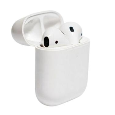 Imagem de Earbuds Bluetooth TWS Sem Fio Case Carregador Branco Premium - MDM
