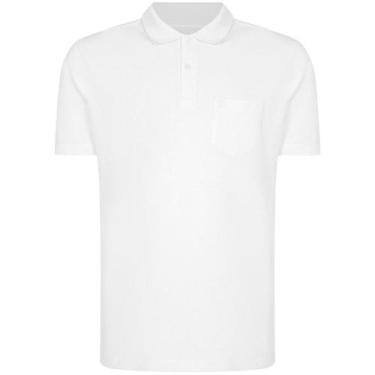 Imagem de Camisa Polo Individual Basic Com Bolso Ou24 Branco Masculino, M
