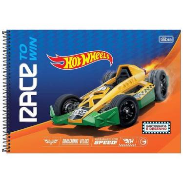 Imagem de Caderno espiral universitário de cartografia e desenho Hot Wheels Matt